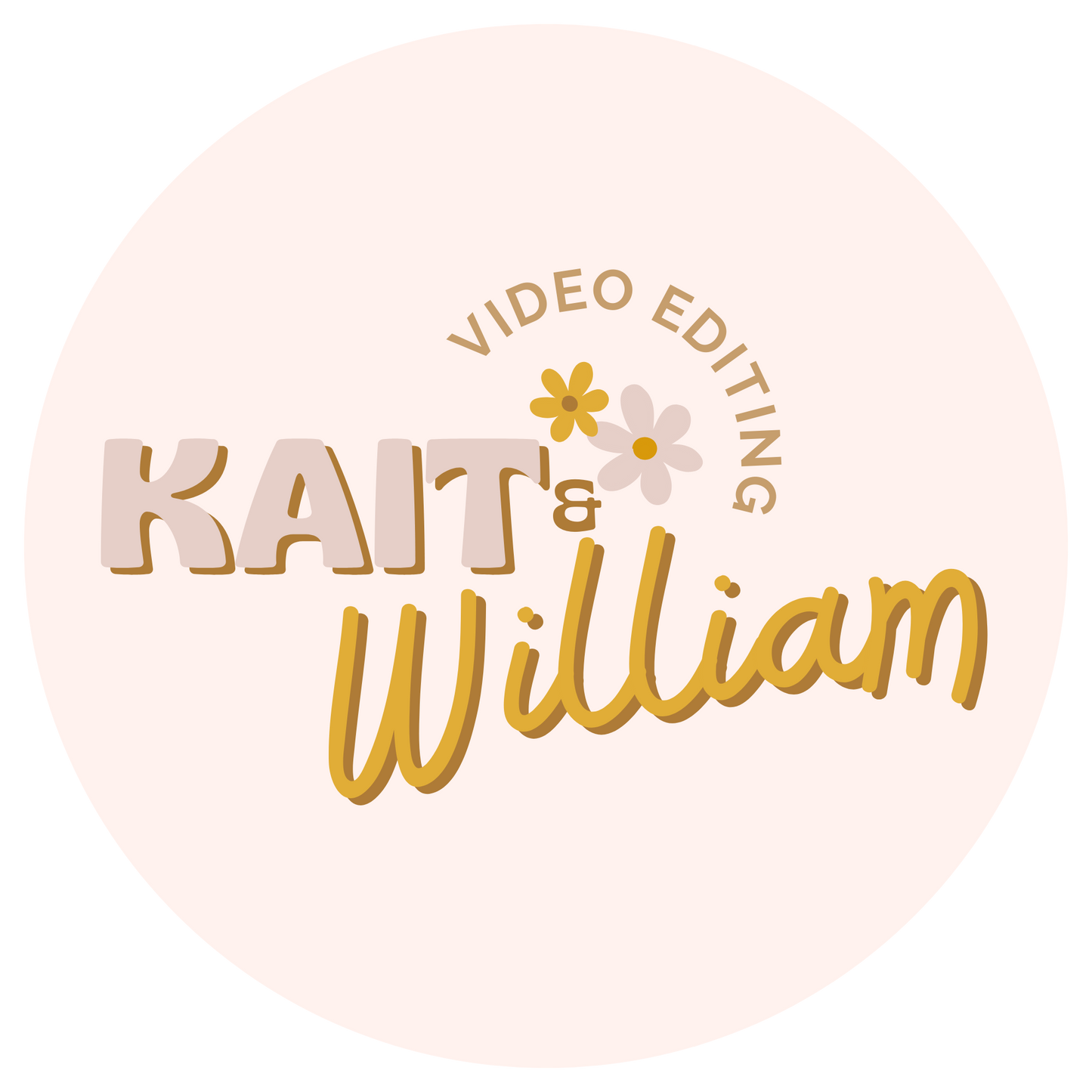 Kait & William Logo Design